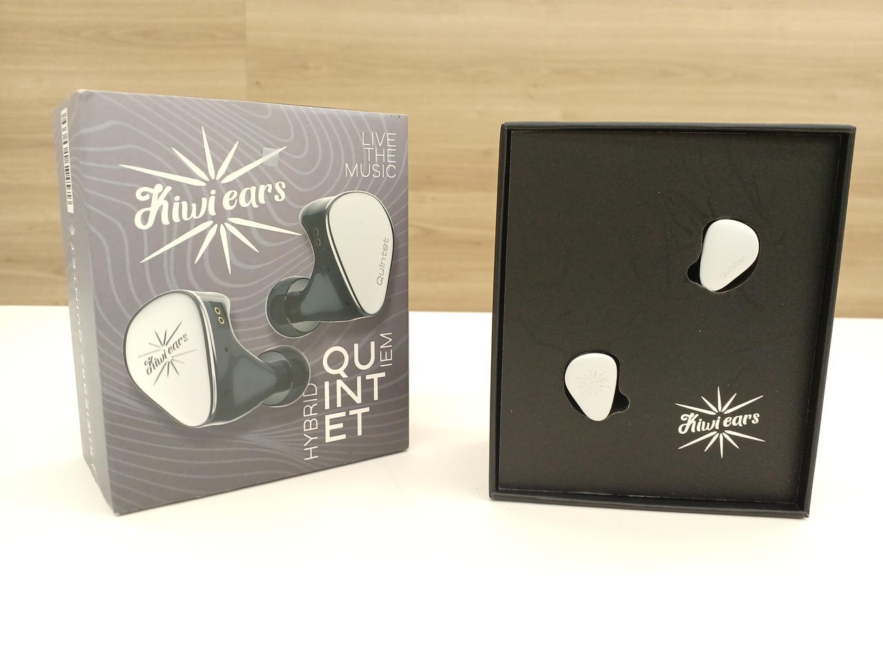 KIWIEARS QUINTET Wired In-Ear Earphones, 10mm Driver, 32Ω, 1.2ft Cable