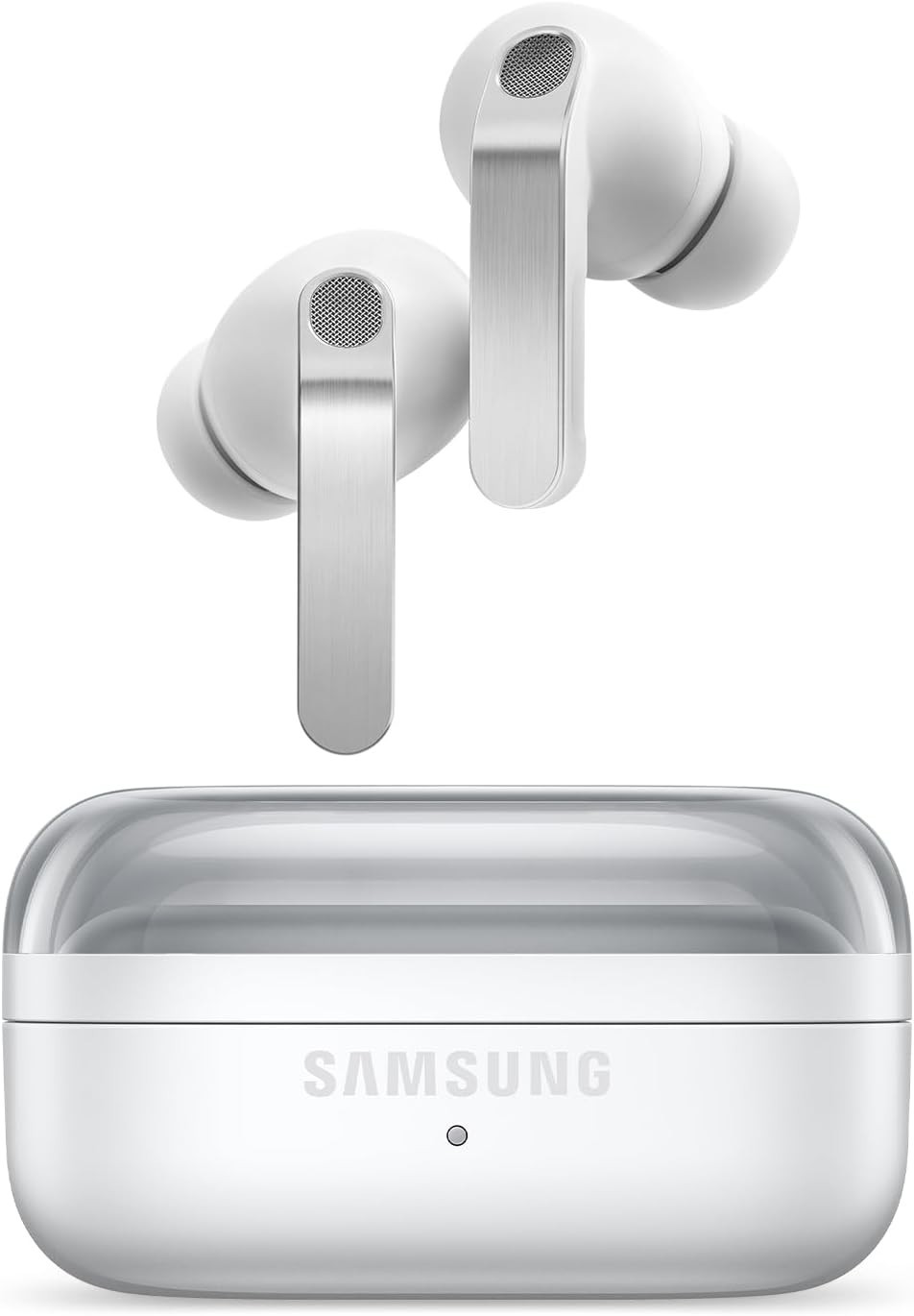 Samsunge Galaxy Buds4 Wireless Noise-Cancelling Earbuds (White) (RM-RS540)