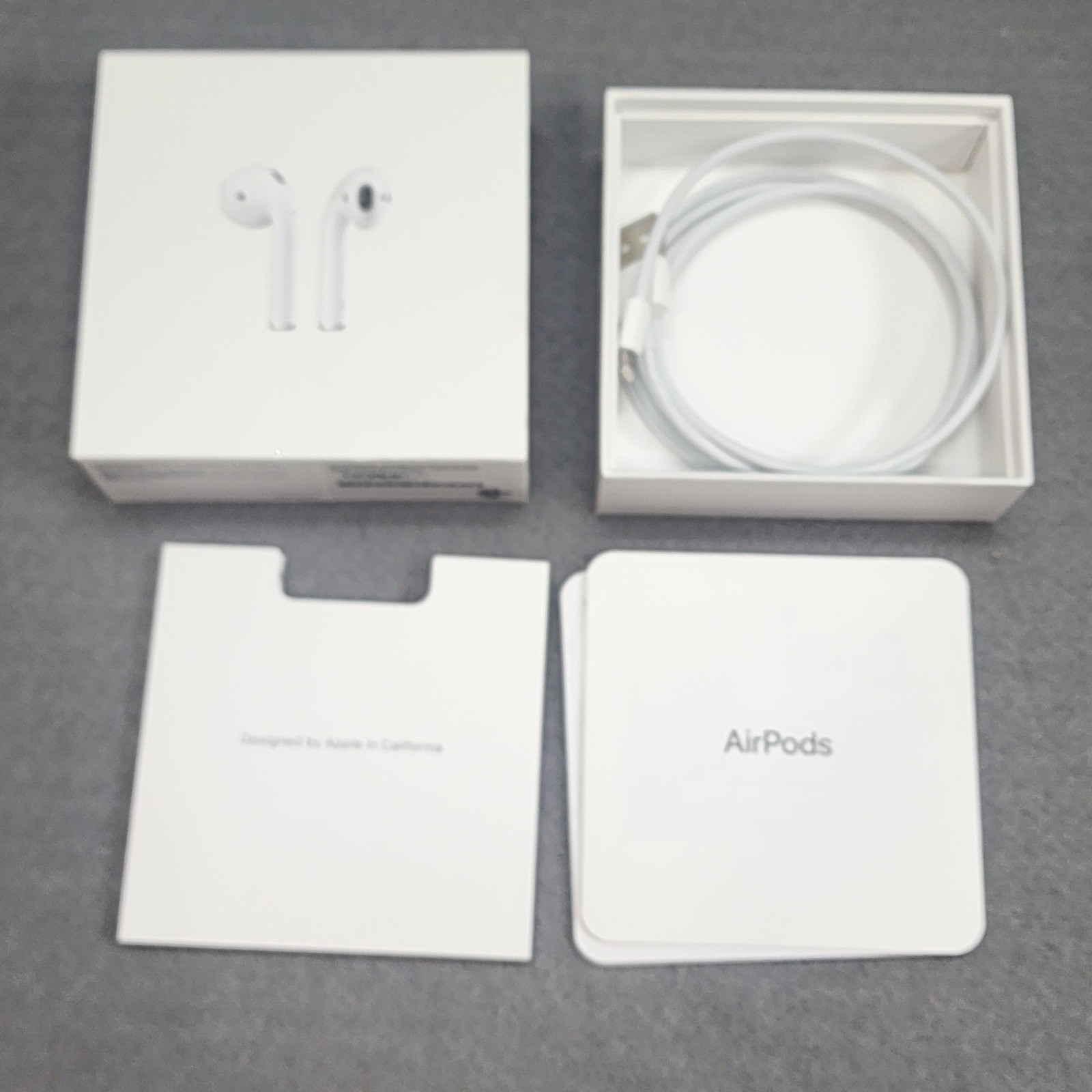 Apple AirPods 2nd Gen with Charging Case – White BOX and Charger Only