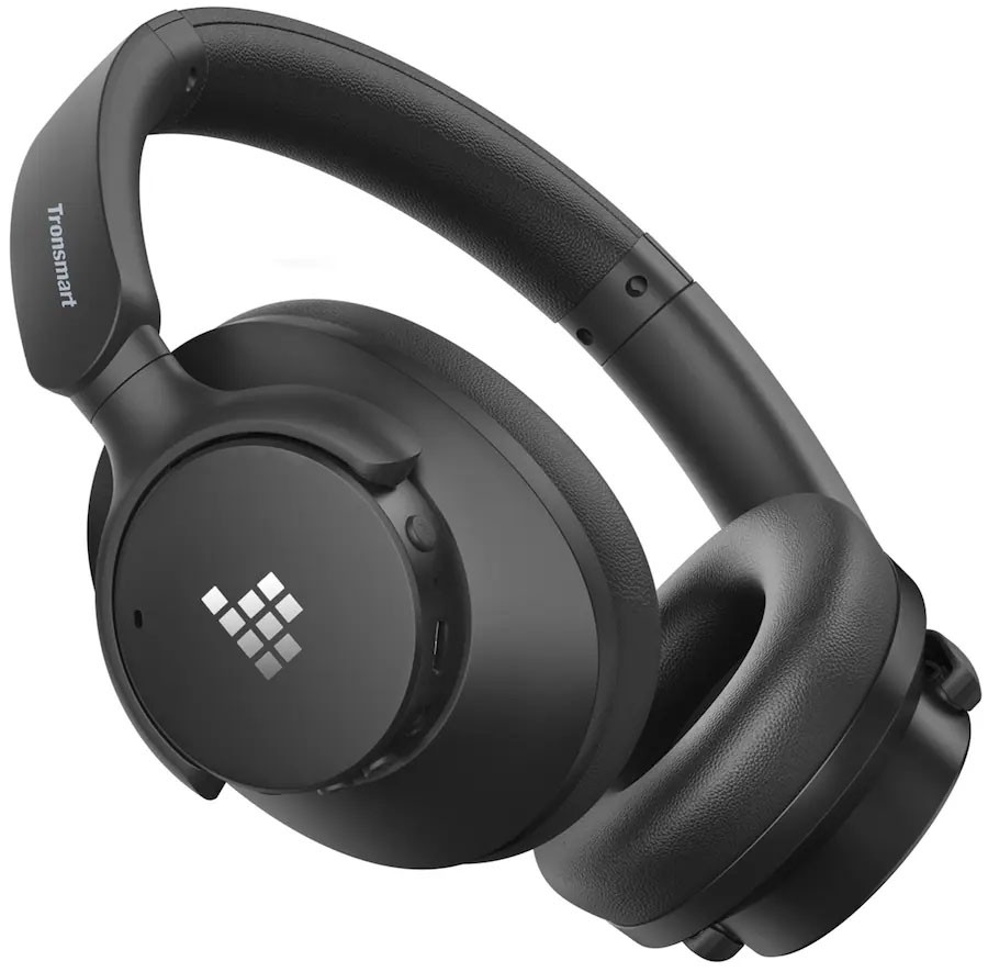 Tronsmart Q20S Headphones Wireless Over-Ear Heads Active Noise Cancelling Audio
