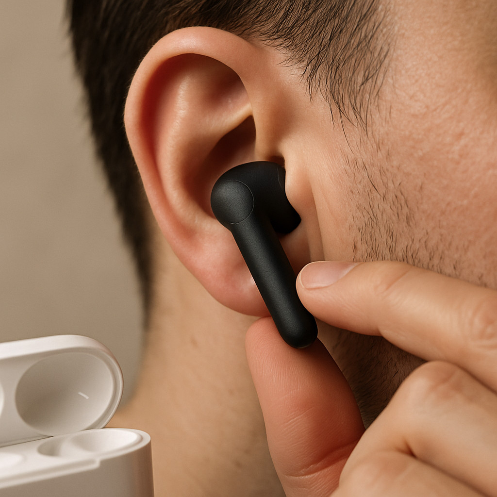 ANC ENC True Wireless Earbuds Active Noise Cancelling Bluetooth