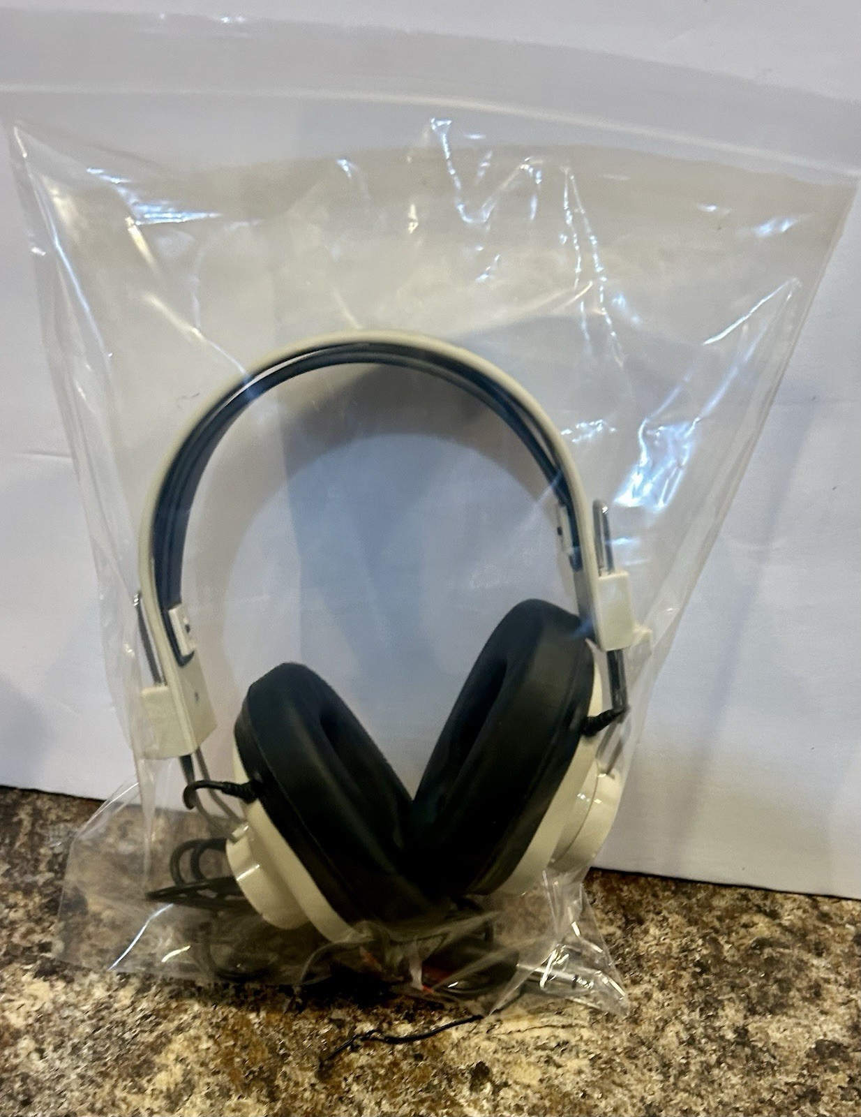 Califone 2924AV Over-Ear Ear-Cup Headphones Beige/Black Adjustable 1/4 in