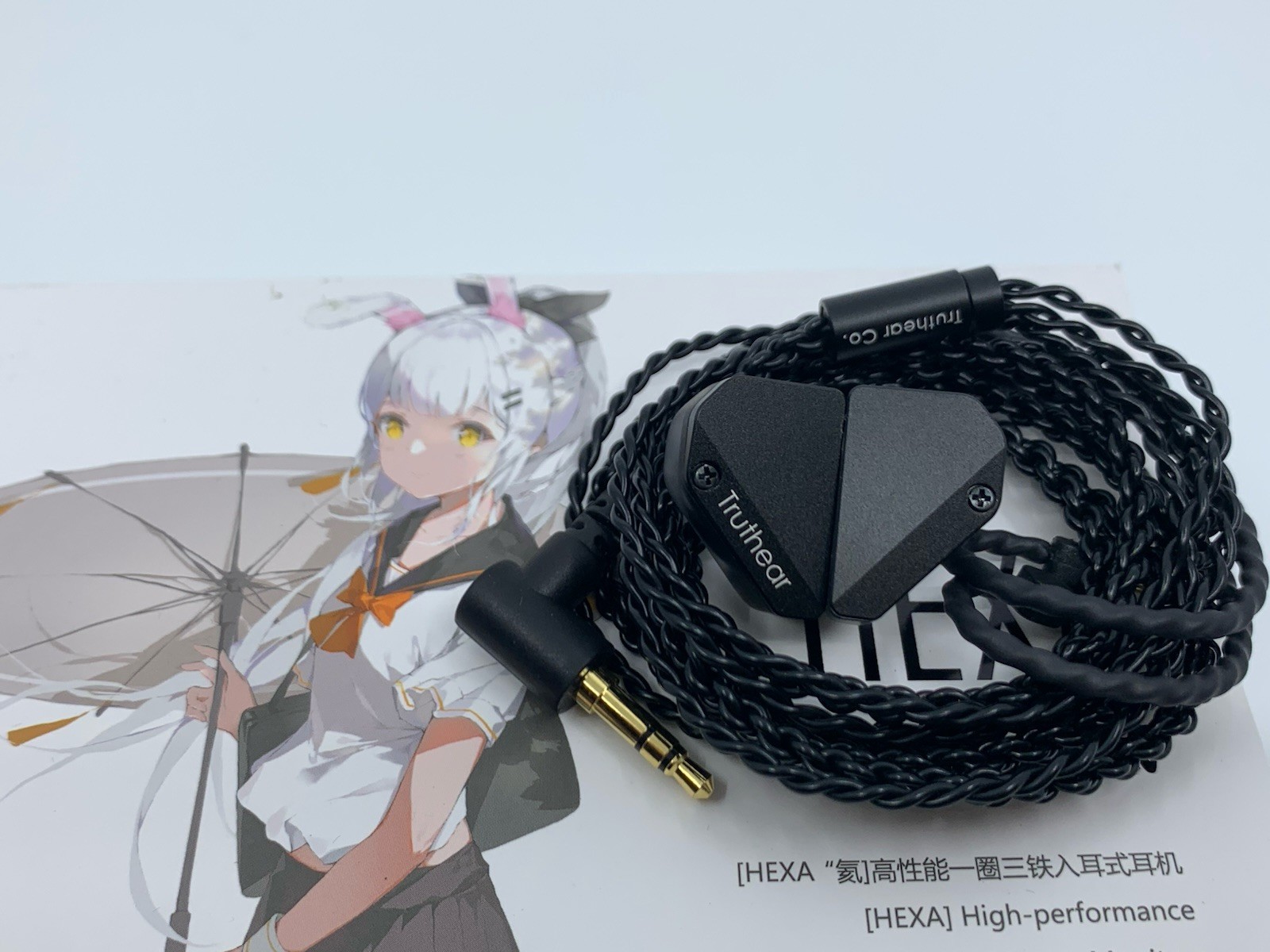 Fanmusic Truthear Hexa 1DD+3BA Hybird Earphones with 0.78 2Pin Cable Earbuds