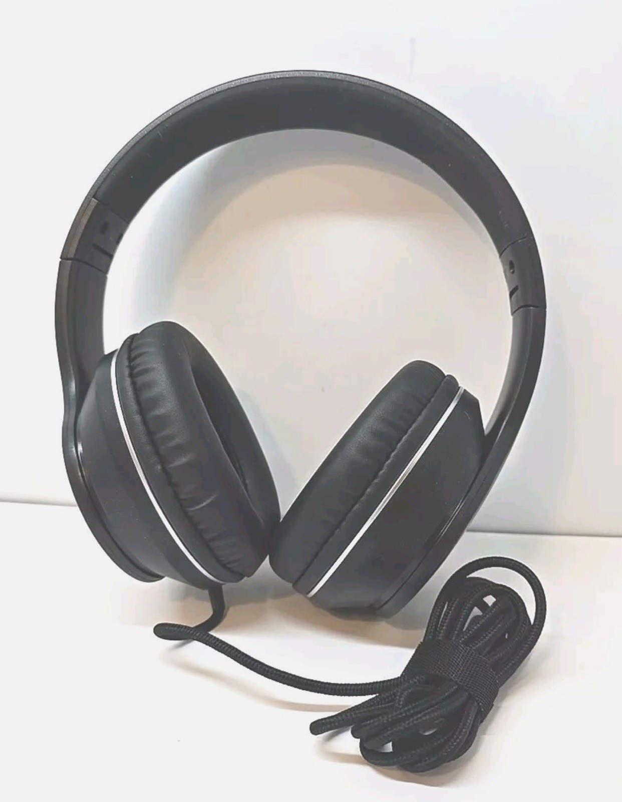 Brand New LORELEI X6 Over Ear Headphones with Mic Light Foldable Wired Black