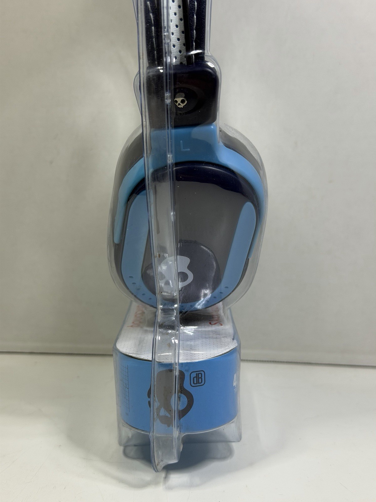 Skullcandy Agent 40mm Blue Hi-Fidelity Over Ear Wired Headphones NEW SEALED RARE