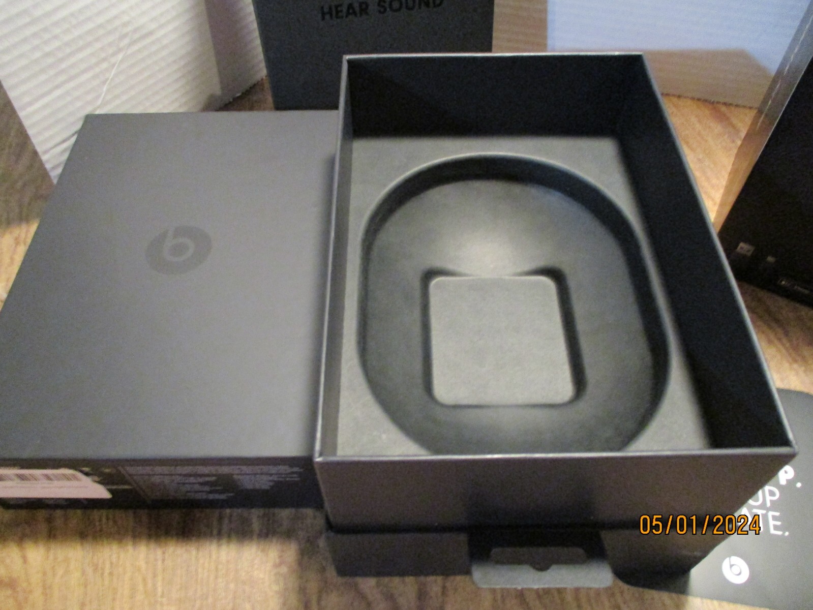 Beats Studio3 Headphones by Dr. Dre Over the Ear Black Wireless Empty Box Only
