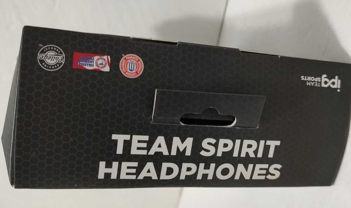 NCAA Florida Gators Foldaway Headphones 3.5mm Black w Blue & White New in Box