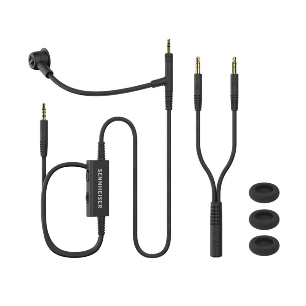Sennheiser HD 500 BAM Boom Microphone 3.5mm Mute Volume Gaming