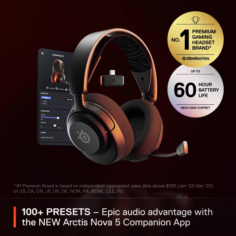 SteelSeries Nova 5 PC Headset