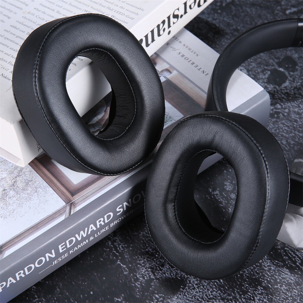 1 Pair Earpad Black for MDR-HW700 MDR-HW700DS Wireless Headphones 112x94x35mm