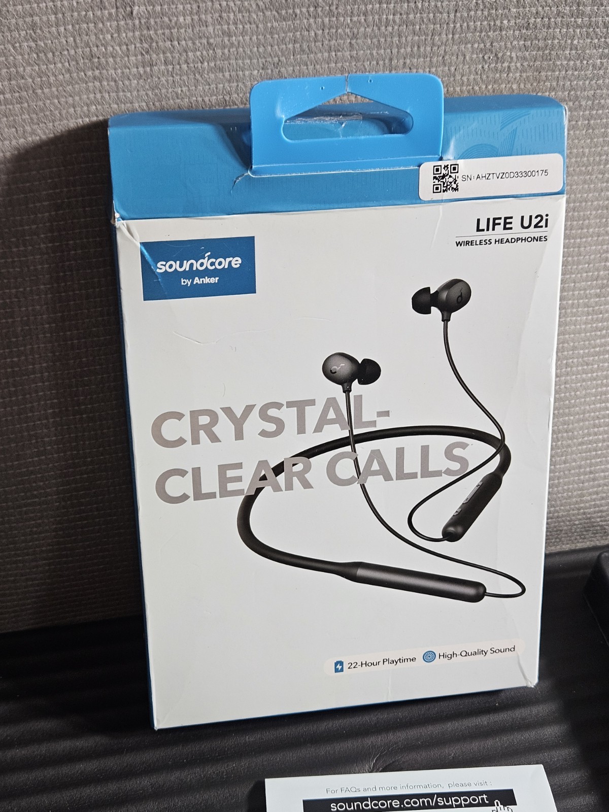 Soundcore Life U2i Wireless Headphones Bluetooth BOX ONLY! NO HEADSET JUST BOX