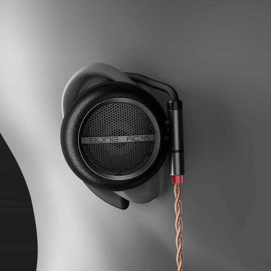 Aune AC45 Stereo 3.5mm/4.4mm Clip-on Hifi Earphones Interchangeable Cable