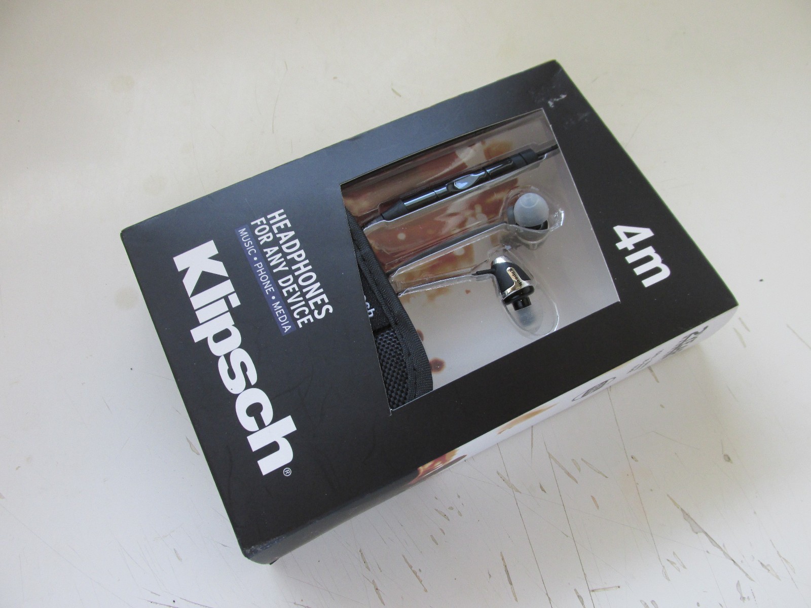Klipsch 4M Wired In-ear Headphones..NEW