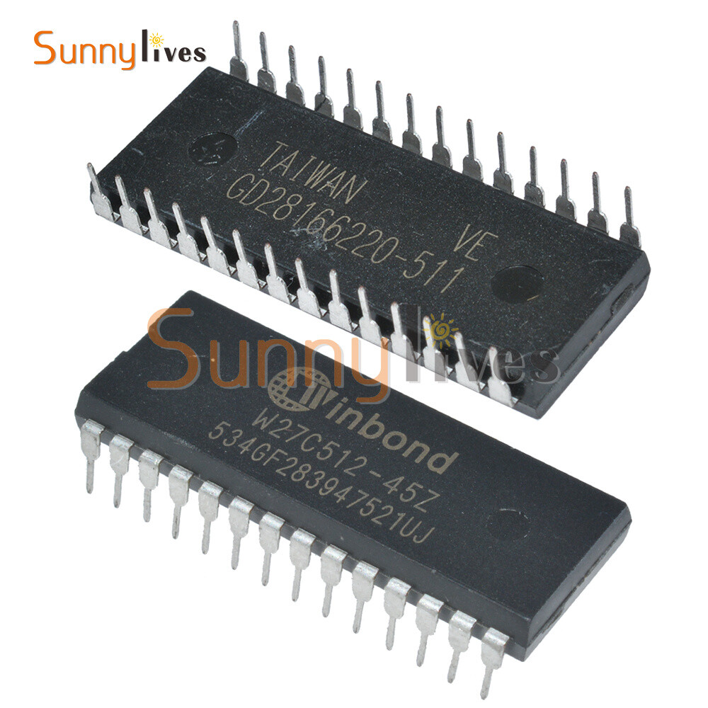 100Pieces W27C512-45Z W27C512 IC DIP EEPROM 512KBIT 45NS Winbond EEPROMs