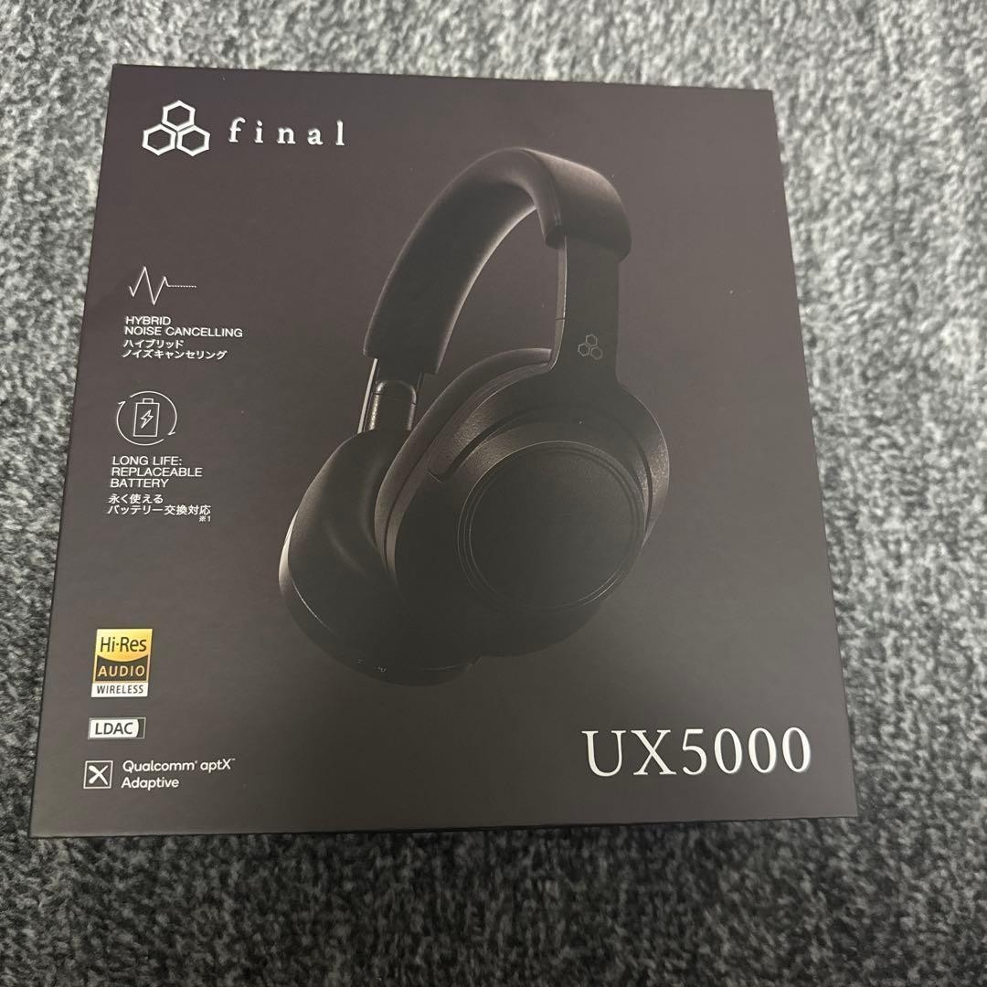 final UX5000 FI-UX5DPLWP Wireless & Wired Headphones Hybrid Noise Cancelling New
