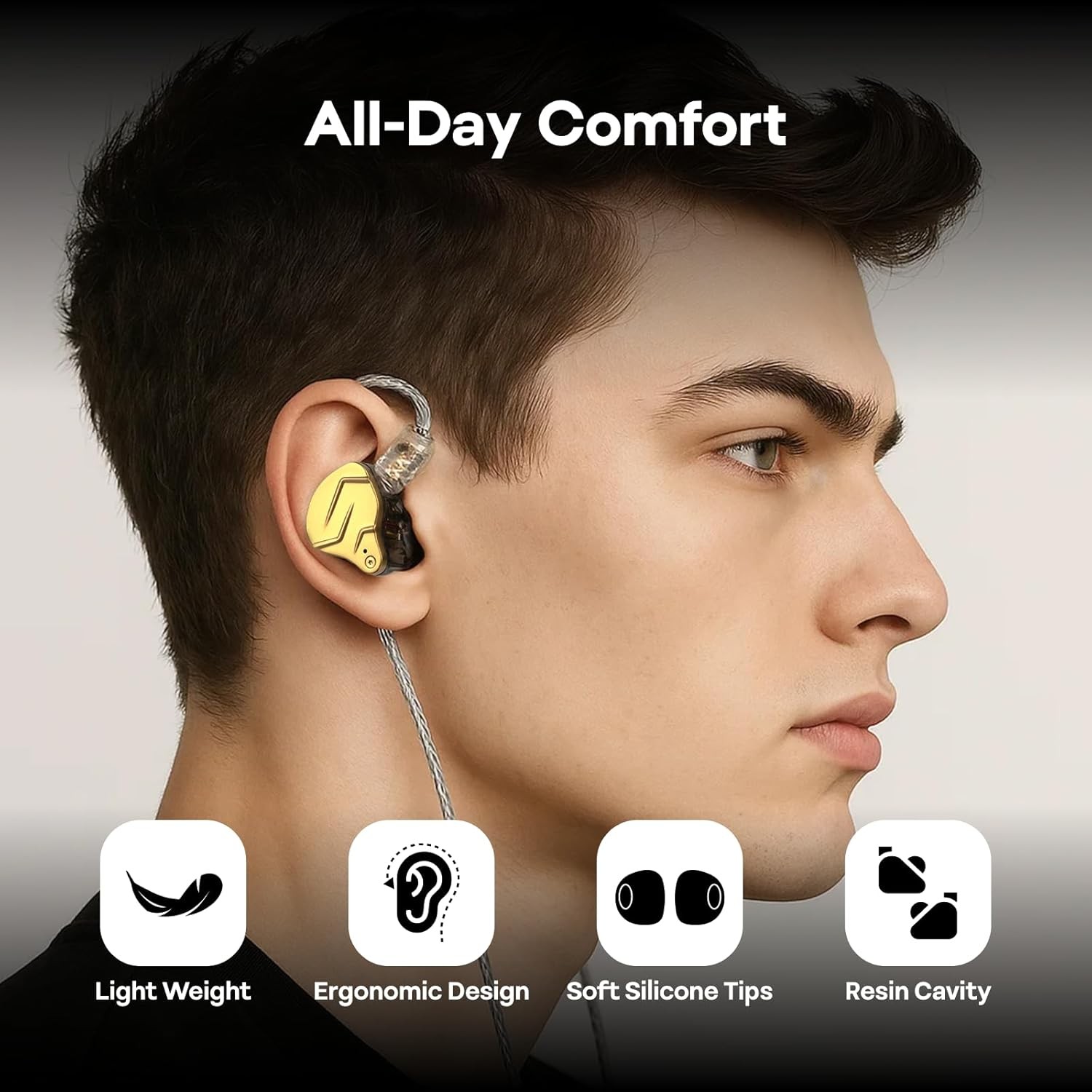 KZ ZSN PRO X Dual Driver 1BA+1DD Hybrid Metal Earphones Hifi In-Ear Monitor with