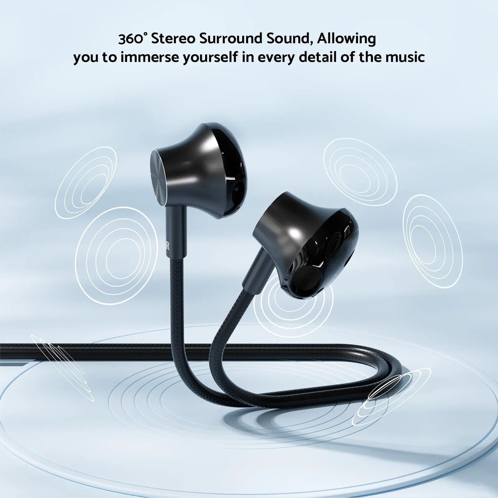 For Samsung HiFi Bass Stereo Earphones USB-C 3.5mm Wired Headphones