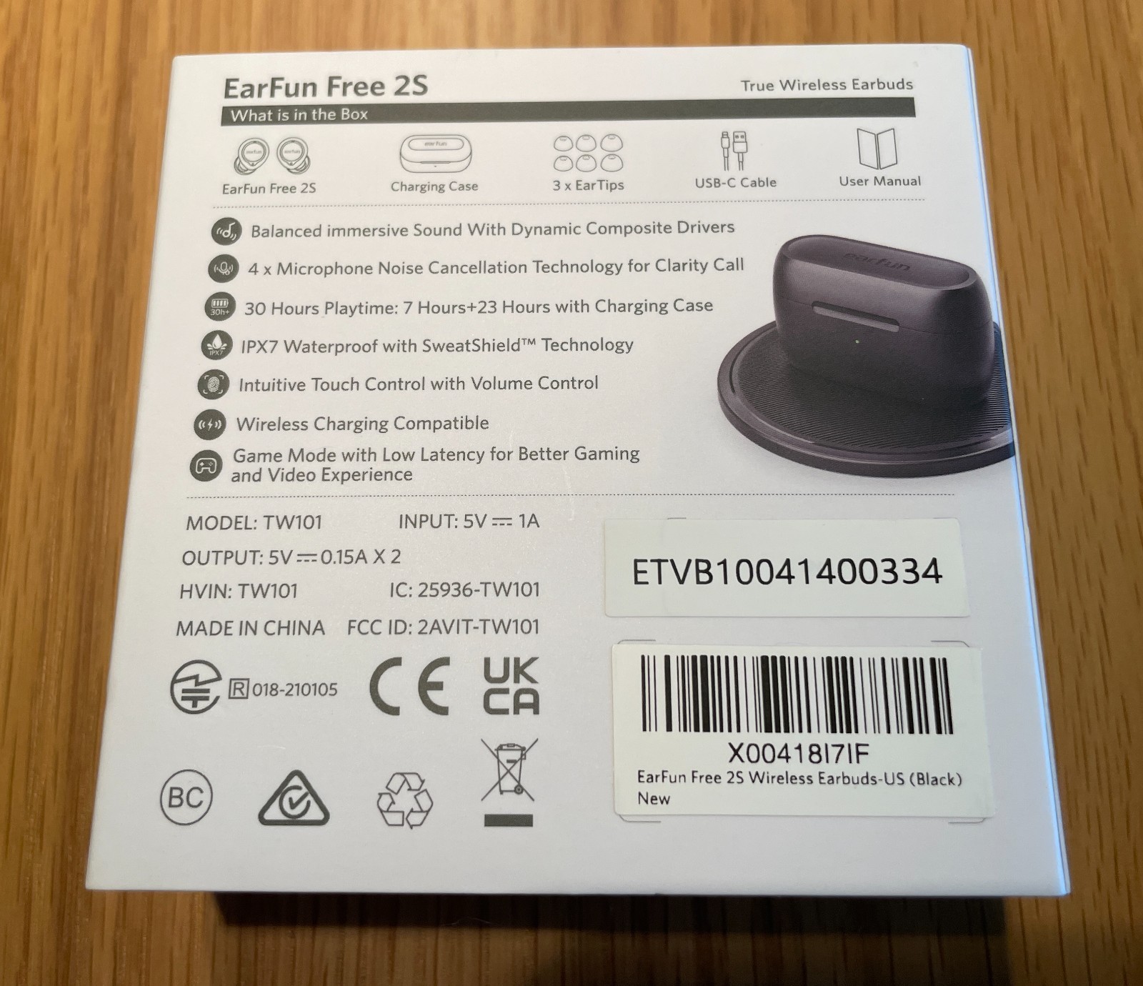 EarFun Free 2S True Wireless Earbuds IPX7 Waterproof Touch Control – FREE SHIP!!