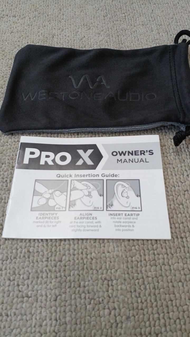 WESTONE AUDIO Pro X50 Earphones In-Ear Balanced Armature, Complete Accessories