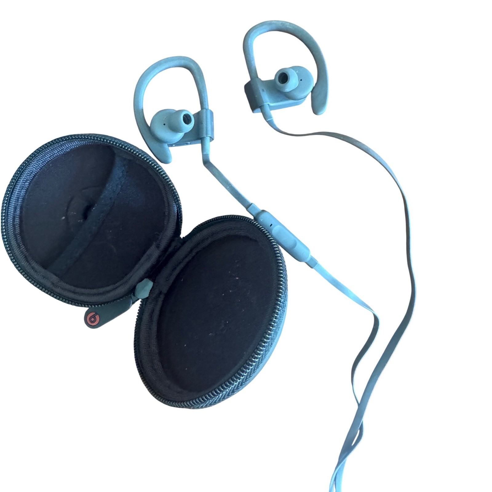 Beats by Dre Powerbeats3 Wireless Earphones Asphalt Gray A1747 with Case