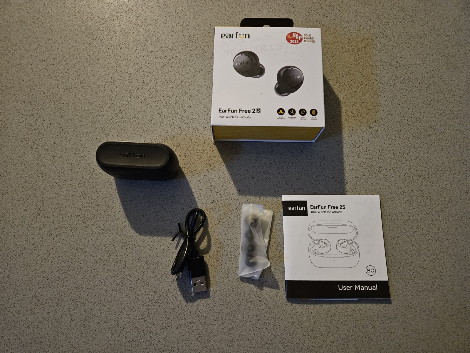 EarFun Free 2 True Wireless Earbuds IPX7 Waterproof Touch Control