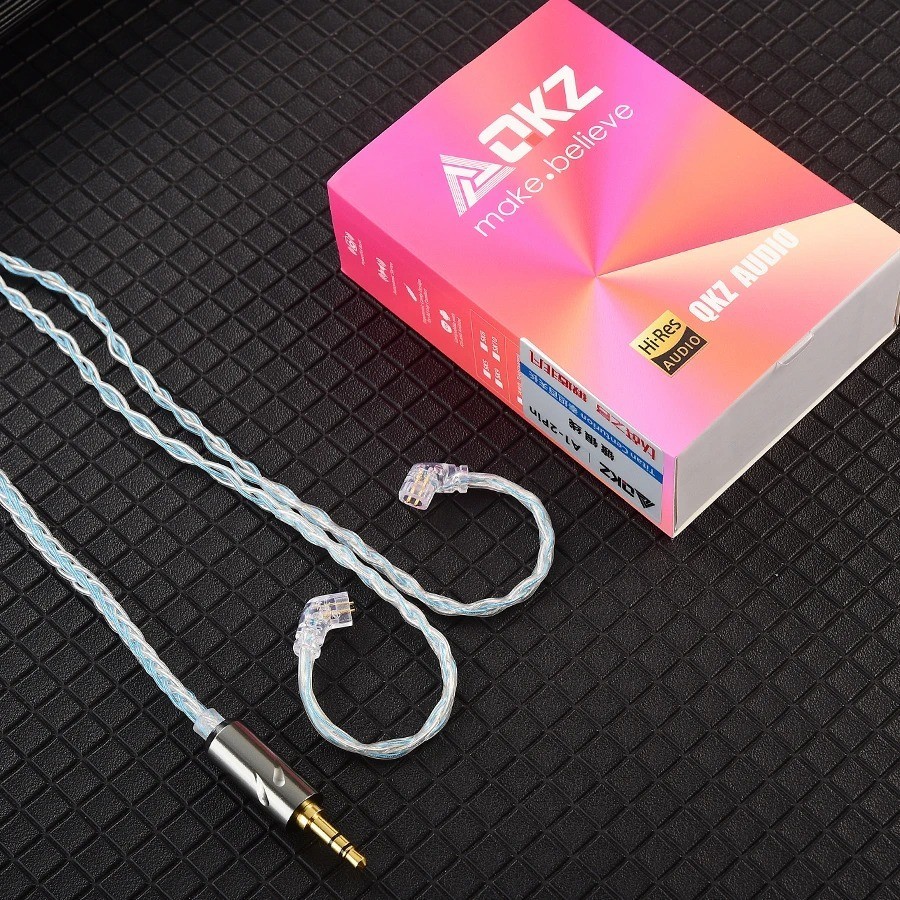 QKZ T1 Upgrade Cable 0.75mm QDC 3.5mm for KZ ZSN Pro EDX TRN Earphones