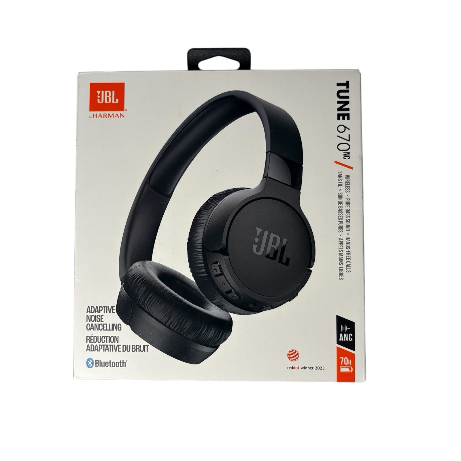JBL Tune 670NC On-Ear Headphones (Black)