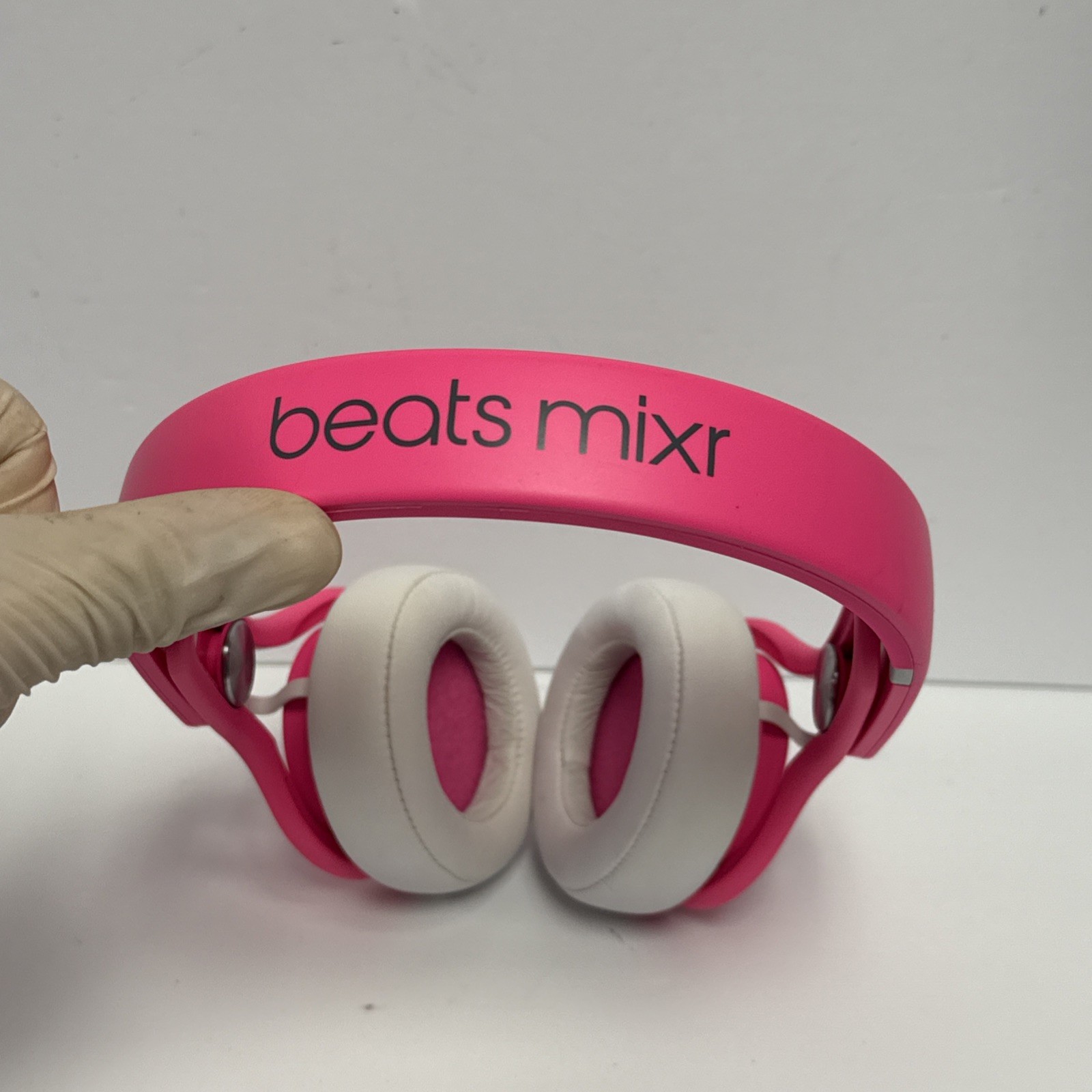 Beats by Dr. Dre MIXR Pink Over the Head DJ Headphones DISCONTINUED Rare Tested