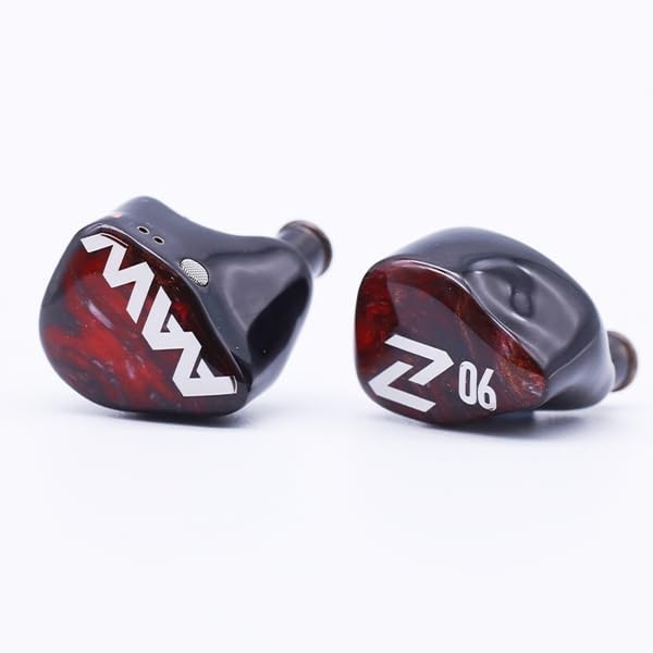 Hybrid IEM AAW Z06 4.4mm Balanced Wired Earphones Bass Audiophile