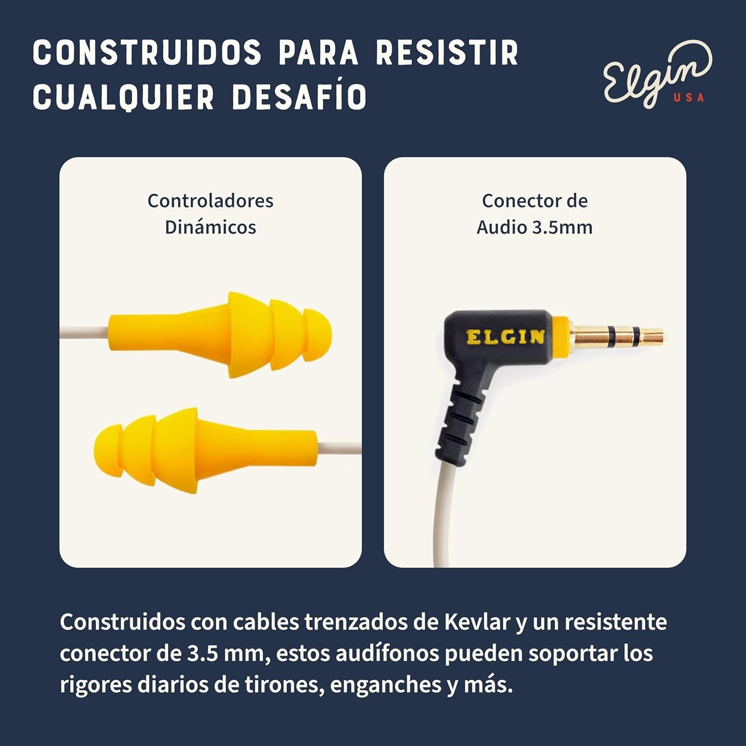 ANSI Certified Ruckus Earplug Headphones – Dustproof, Waterproof, and Durable