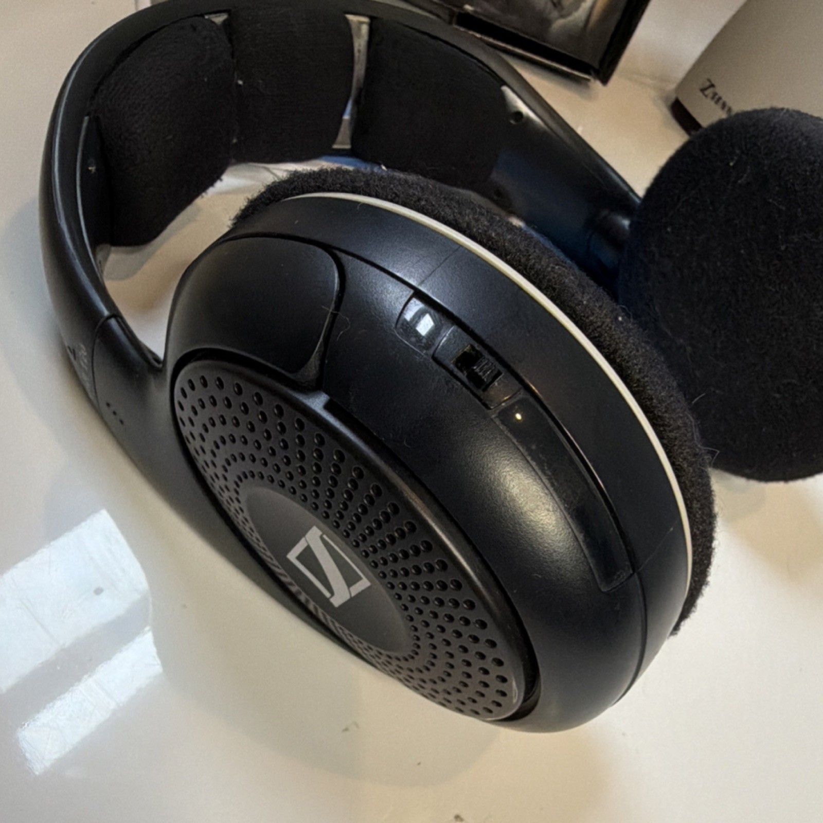 Sennheiser RS120 Wireless Headphones w/ Base Dock Untested Parts/Repair