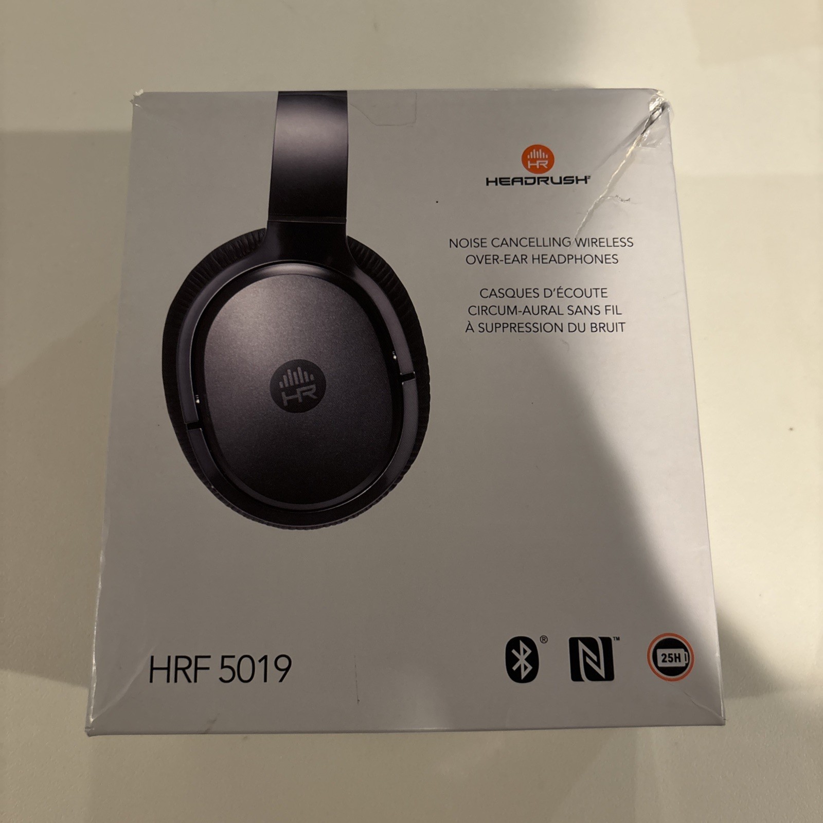 Headrush HRF 5019 Wireless Noise Cancelling Over-Ear Headphones Bluetooth 25H