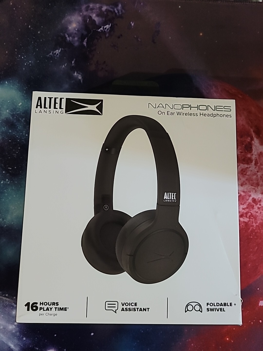 Altec Lancing Nanophones Ear Wireless Headphones 16 Hours