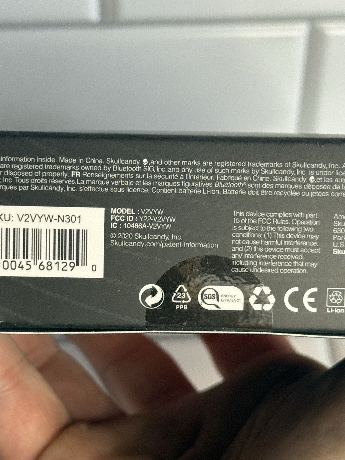 Brand New Vinyl by Skullcandy True Wireless Bluetooth Earbuds – Sunset – SEALED!