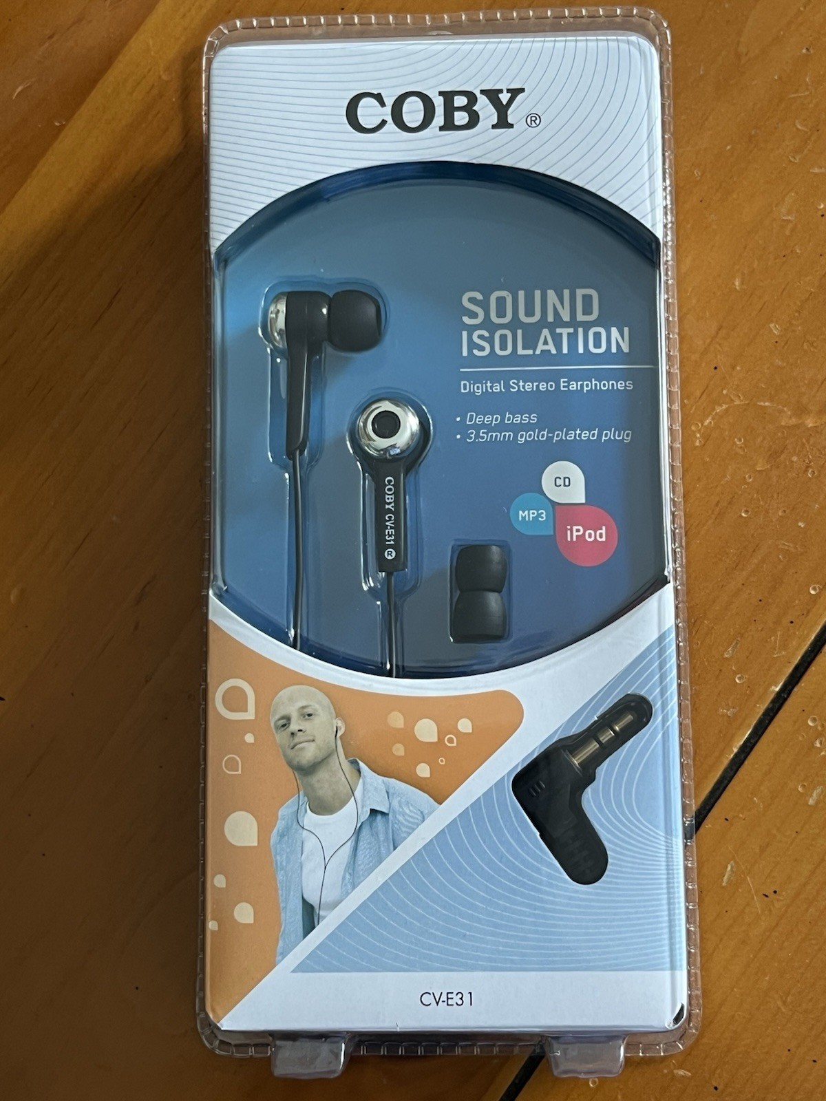 Colby CV-E31 Earbuds Sound Isolation, Digital Stereo Earphone NEW Factory Sealed