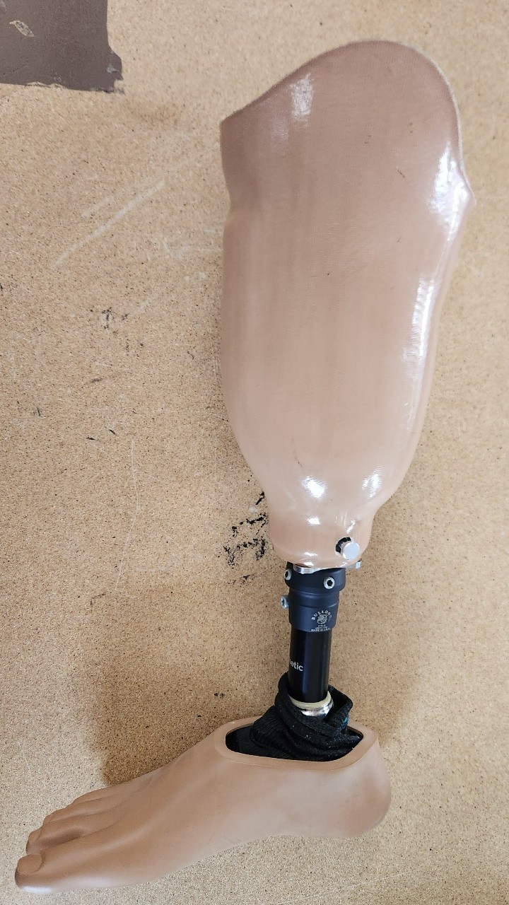 Prosthetic One Lower Leg Prosthesis with Prosthetic Foot