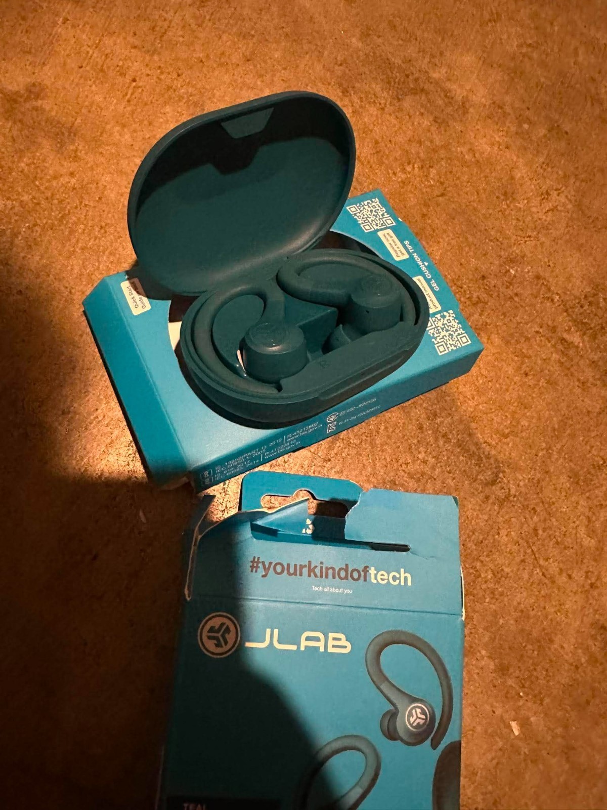 JLab GO Air Sport+ True Wireless Earbuds Teal, 35+ Hour Bluetooth Playtime