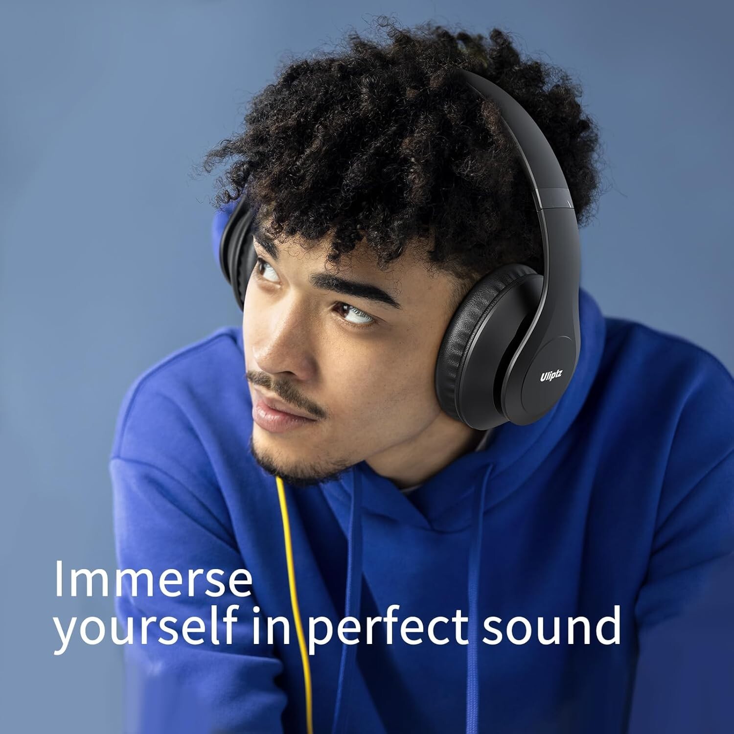Wireless Bluetooth Headphones 65H Playtime 6 EQ Modes HiFi Stereo with Mic