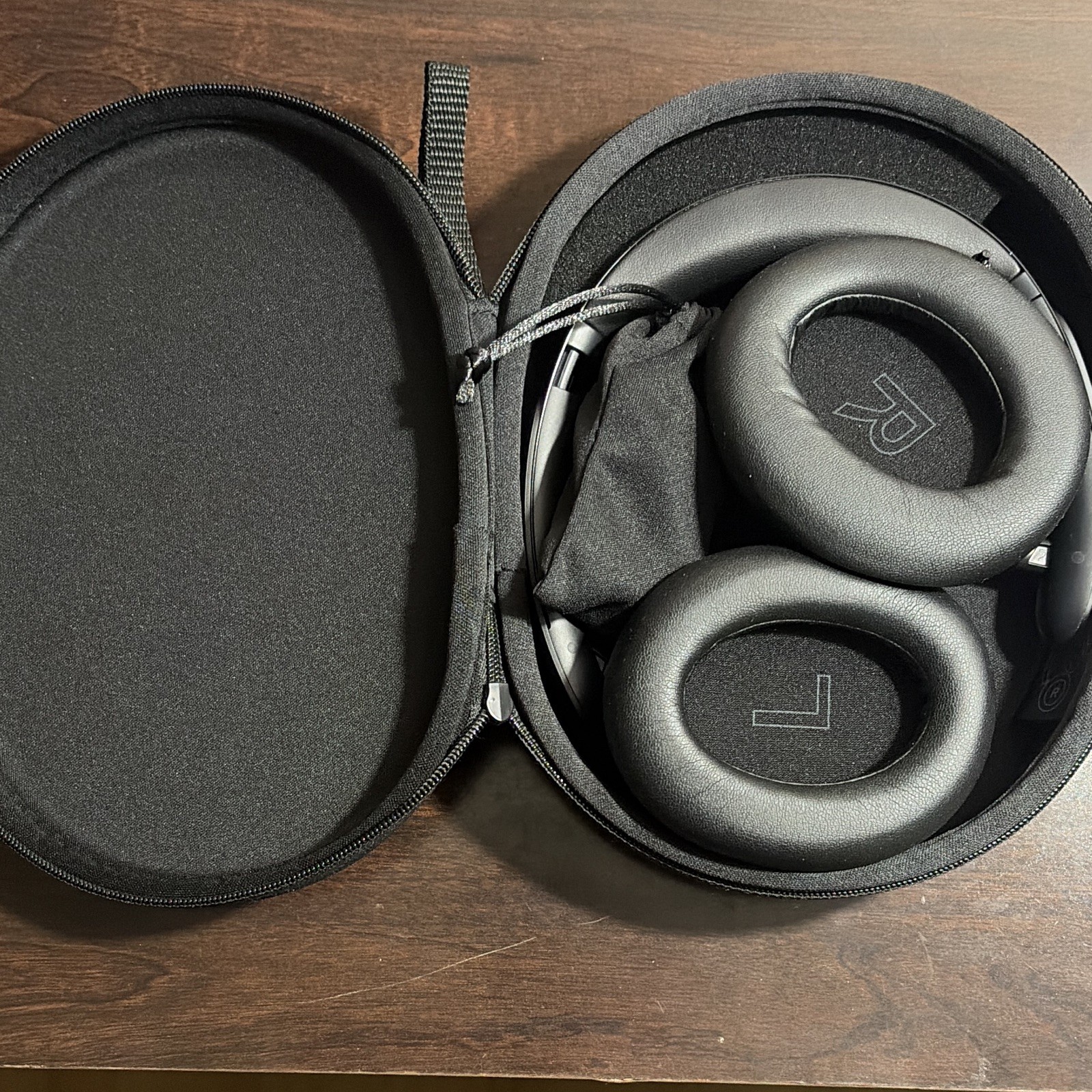 Soundcore Black Space One Over-Ear ANC Headphones USB 3.5mm Cable Case