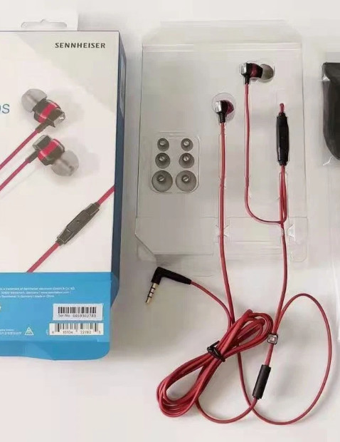 Sennheiser CX 300S In Ear Headphone with One-Button Smart Remote – Red