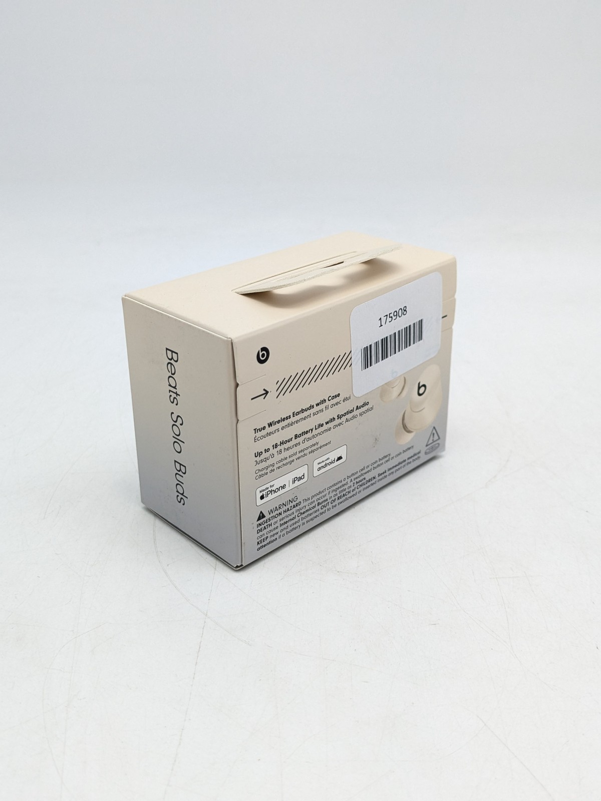 Beats by Dr. Dre Beats Solo Buds Wireless Earbuds (MFN44LL/A) – Matte Ivory
