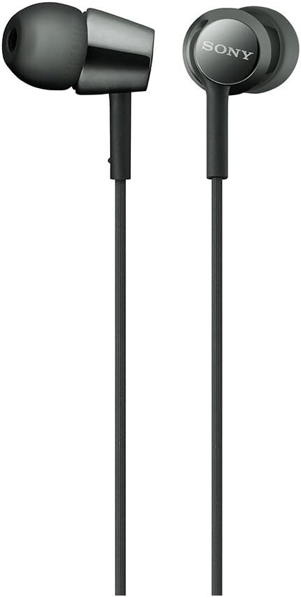 SONY Japan MDR-EX155 Closed Dynamic In-Ear Headphones Earphone Black