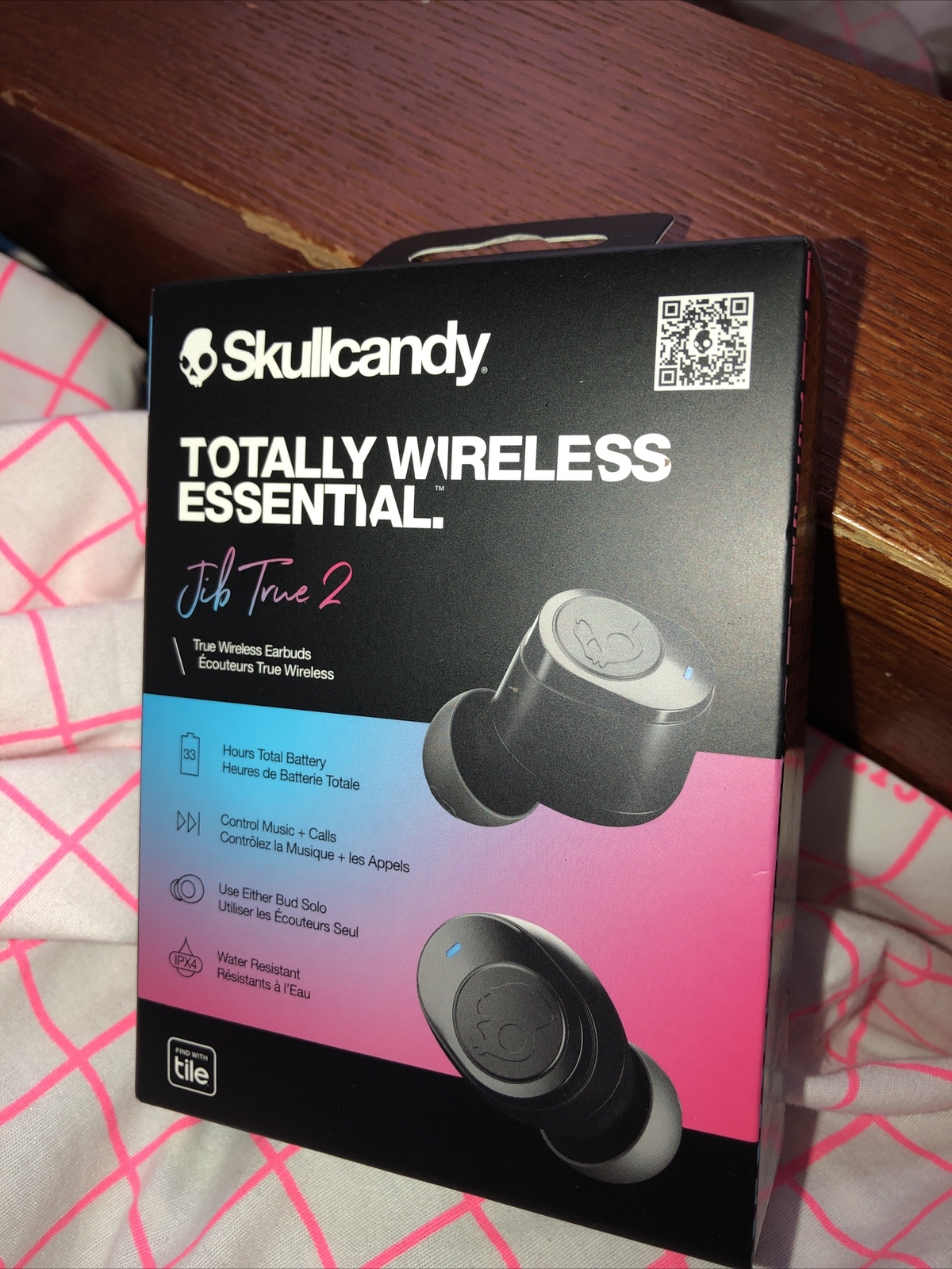 Skullcandy Jib True 2 Wireless Bluetooth Headphones with Mic New – True Black