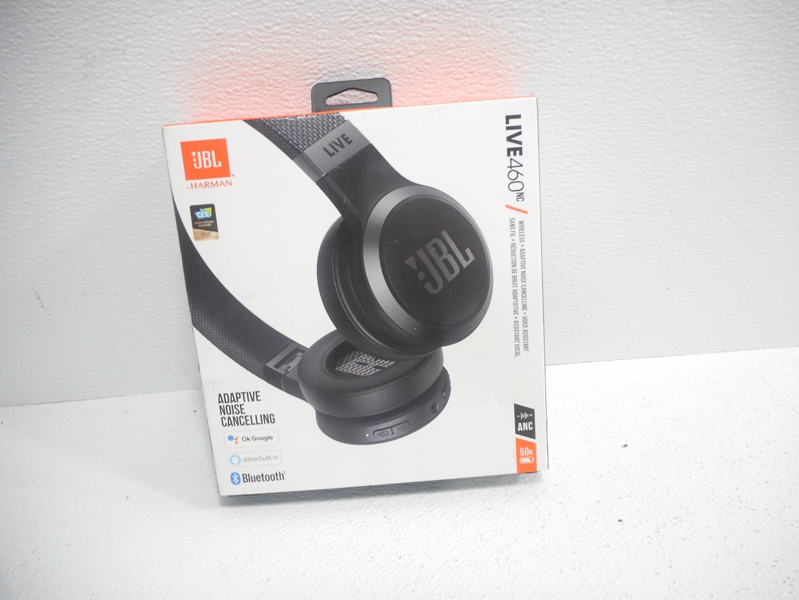 JBL Live 460NC – Wireless On-Ear Noise Cancelling Headphones with Long…