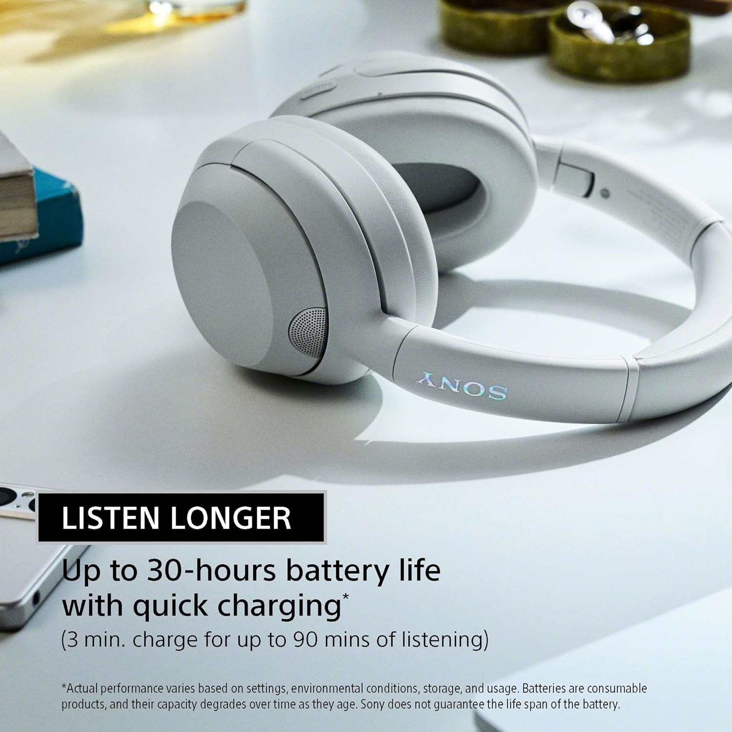 Sony ULT WEAR Wireless Noise Canceling Headphones (Black) Bundle + 2 YR Warranty