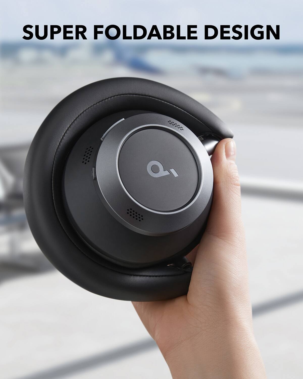 Soundcore – by Anker Space One Pro True Wireless Over-the-Ear Noise Cancellin…