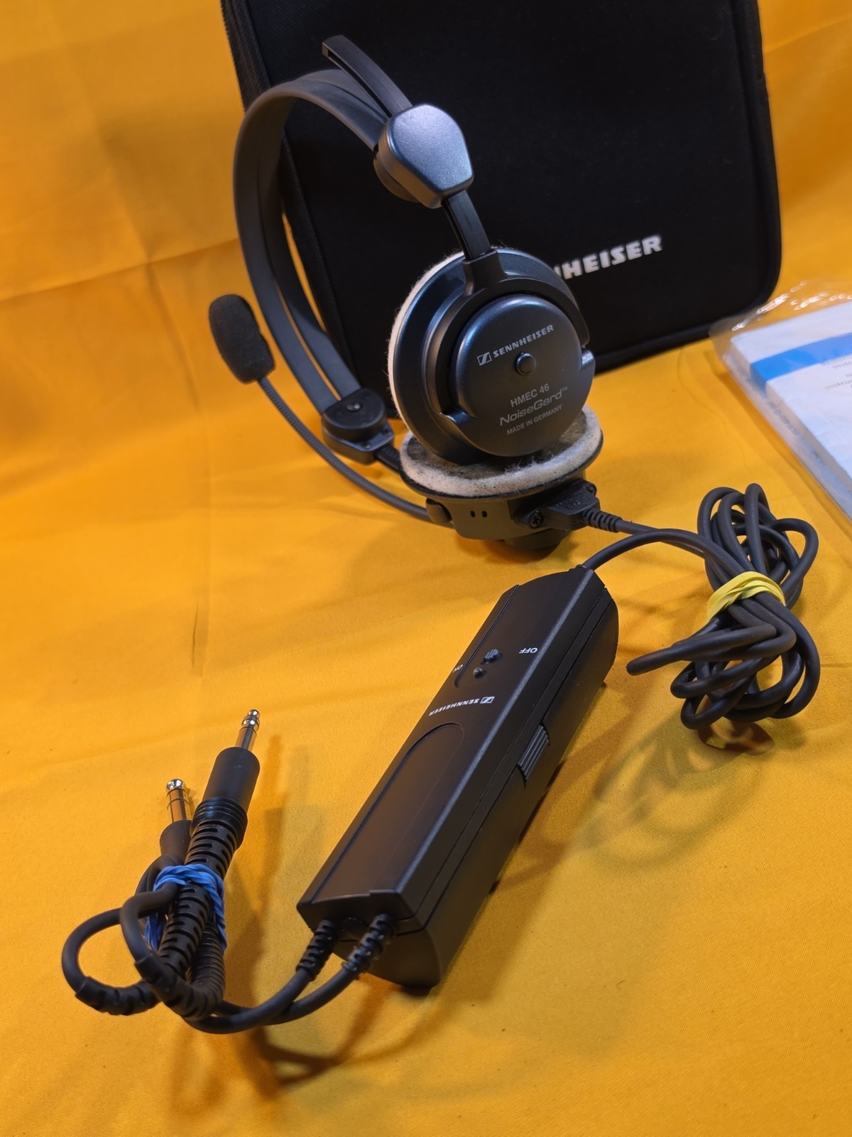 Sennheiser HMEC 46 Headset with Active Noise Reduction (ANR) – Working w/Dual GA