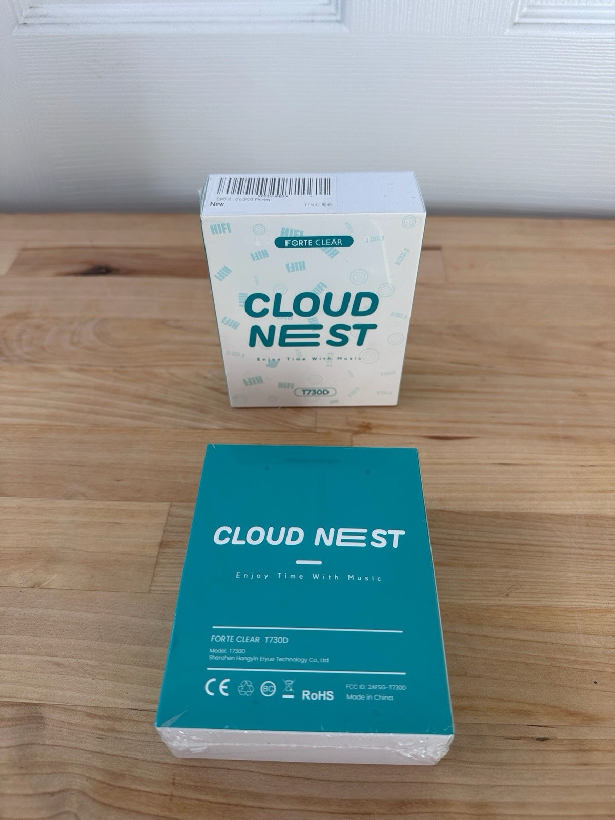 Cloud Nest FORTE CLEAR T730D Earbud (In Ear) Headphones White/Teal