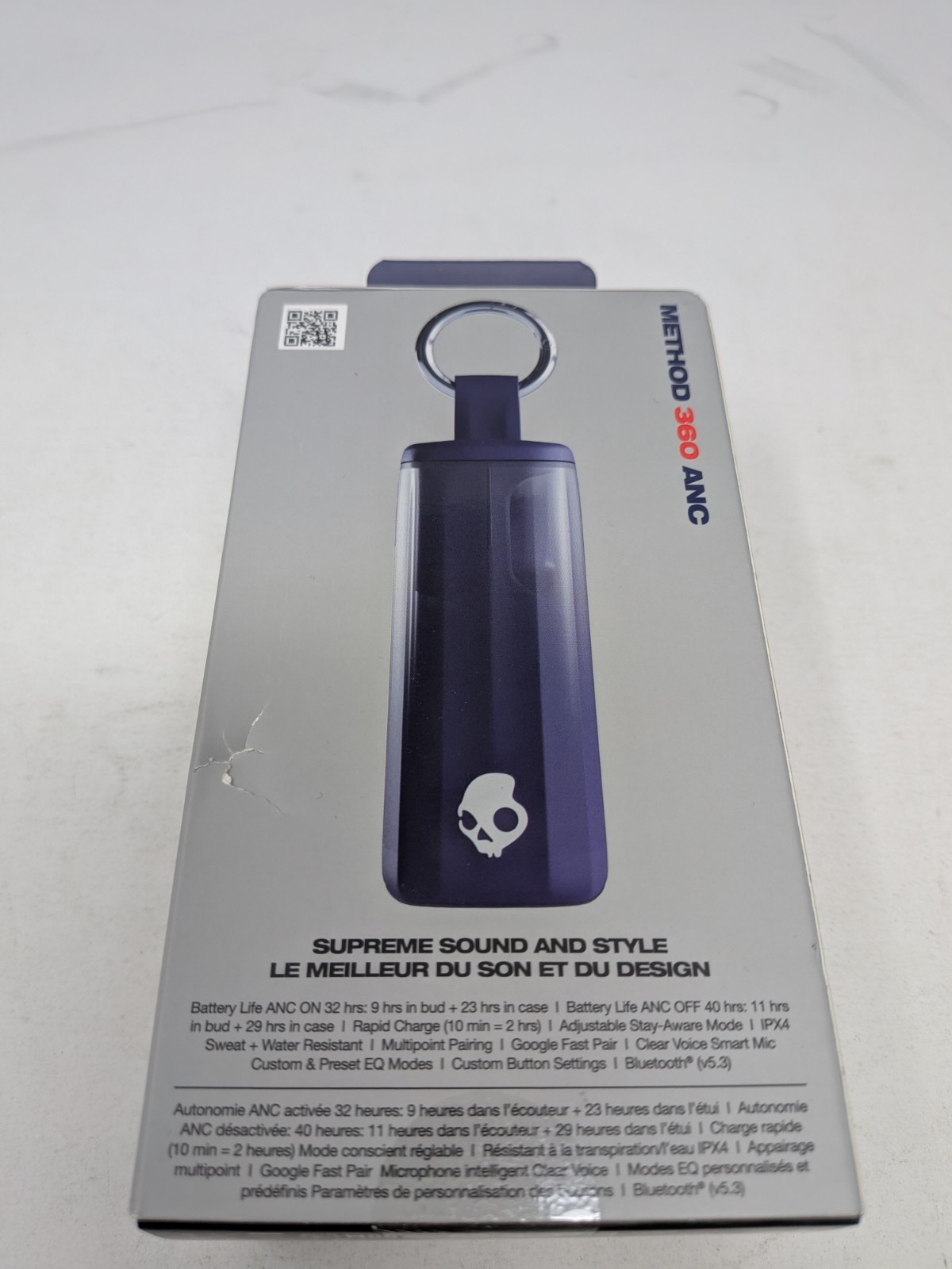 Skullcandy Method 360 Anc Wireless Earbuds Sound By Bose Bluetooth Blue
