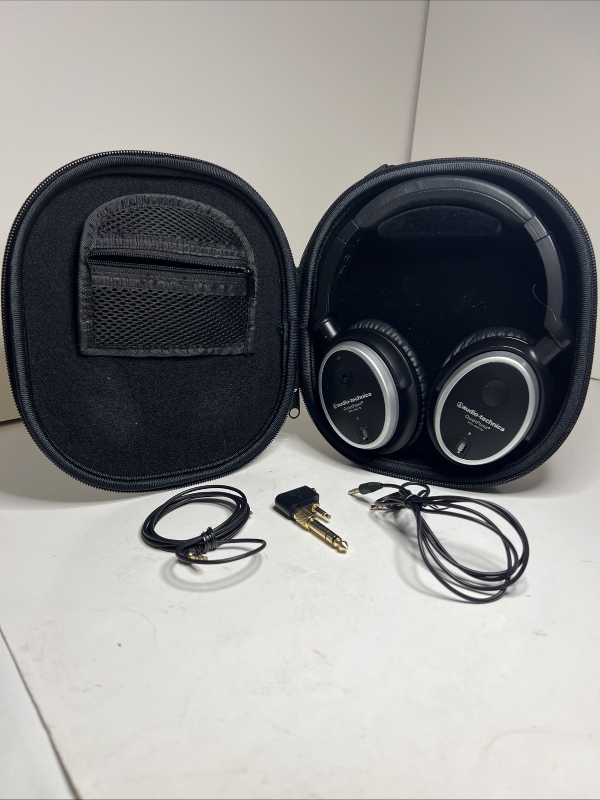 Audio-Technica ATH-ANC7B QuietPoint Headphones Active Noise Cancelling -Tested